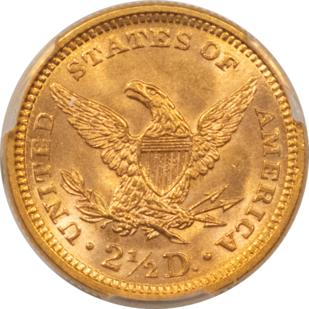 $2.50 1878 $2.50 LIBERTY GOLD QUARTER EAGLE – PCGS MS-65, LUSTROUS GEM! SCARCE DATE!