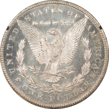 Morgan Dollars 1878-CC $1 MORGAN DOLLAR GSA NGC MS-61 PL, PROOFLIKE, TOUGH BOX/COA! CARSON CITY