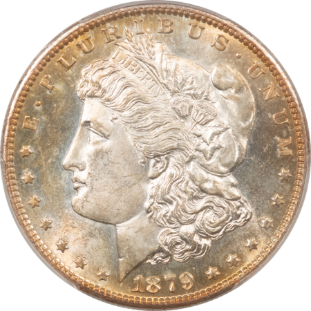 Morgan Dollars 1879-S $1 MORGAN DOLLAR – PCGS MS-64, LOOKS 65, PREMIUM QUALITY!