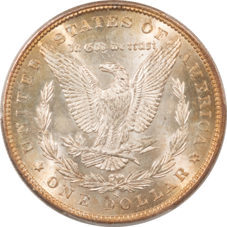 Morgan Dollars 1879-S $1 MORGAN DOLLAR – PCGS MS-64, LOOKS 65, PREMIUM QUALITY!