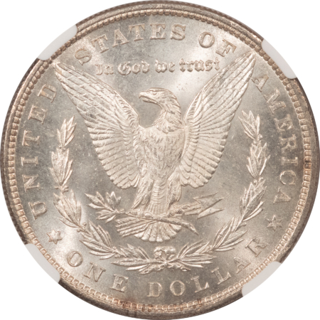 Morgan Dollars 1880 $1 MORGAN DOLLAR – NGC MS-63, FRESH WHITE & CHOICE!