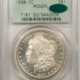 Morgan Dollars 1880 $1 MORGAN DOLLAR – PCGS MS-60, WHITE