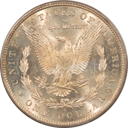 Morgan Dollars 1880-S $1 MORGAN DOLLAR – PCGS MS-64, LOOKS 65 & PREMIUM QUALITY!