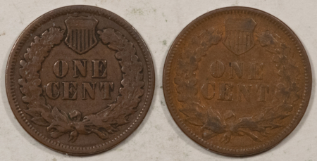 Indian 1881, 1882 INDIAN CENTS, LOT OF 2 – HIGH GRADE CIRCULATED EXAMPLES!