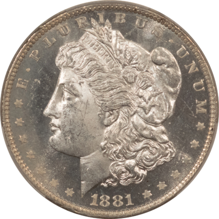 Dollars 1881-O MORGAN DOLLAR $1 PCGS MS-63 PL PROOFLIKE DEEP WATERY MIRRORS & LOOKS DMPL