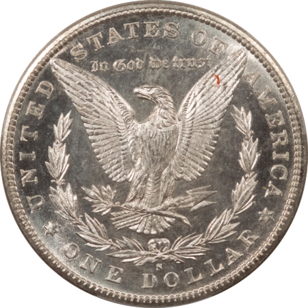 Morgan Dollars 1881-S $1 MORGAN DOLLAR – PCGS MS-65, BLAZING WHITE, LOOKS PROOFLIKE!