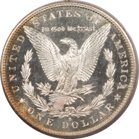 Morgan Dollars 1881-S $1 MORGAN DOLLAR – PCGS MS-65 DMPL, RATTLER HOLDER, PQ GEM, WOW!