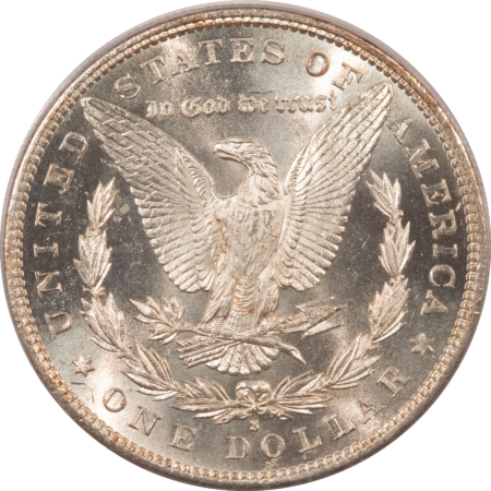 Morgan Dollars 1881-S $1 MORGAN DOLLAR – PCGS MS-64, LOOKS 65! PREMIUM QUALITY!