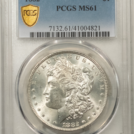 Morgan Dollars 1882 $1 MORGAN DOLLAR – PCGS MS-61 WHITE