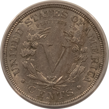 Liberty Nickels 1884 LIBERTY NICKEL, CLEANED – ANACS AU-55 DETAILS, GREAT LOOK!