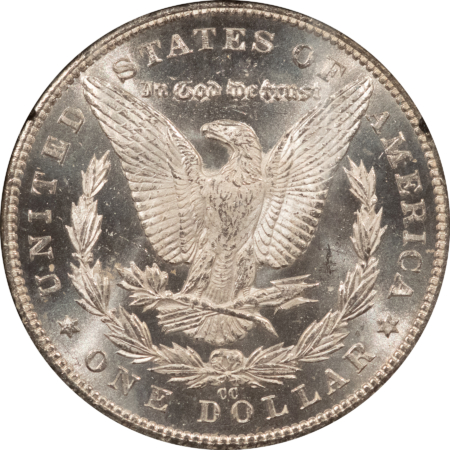 Morgan Dollars 1884-CC $1 MORGAN DOLLAR GSA – NGC MS-64 PL PROOFLIKE W/ BOX & CARD! CARSON CITY