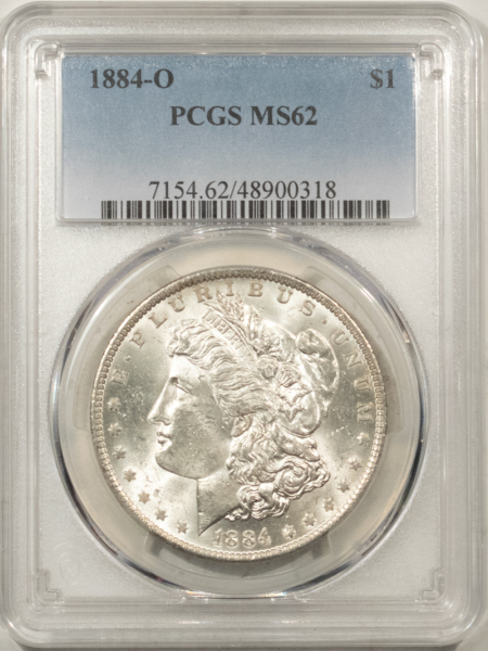 Morgan Dollars 1884-O $1 MORGAN DOLLAR – PCGS MS-62