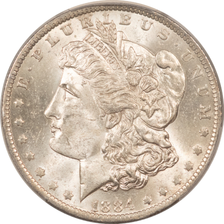 Morgan Dollars 1884-O $1 MORGAN DOLLAR – PCGS MS-63, FRESH WHITE & CHOICE!