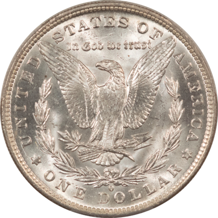 Dollars 1884-O MORGAN DOLLAR $1, PCGS MS-65, 100% ORIGINAL WHITE W/ A CLEAN CHEEK; PQ!