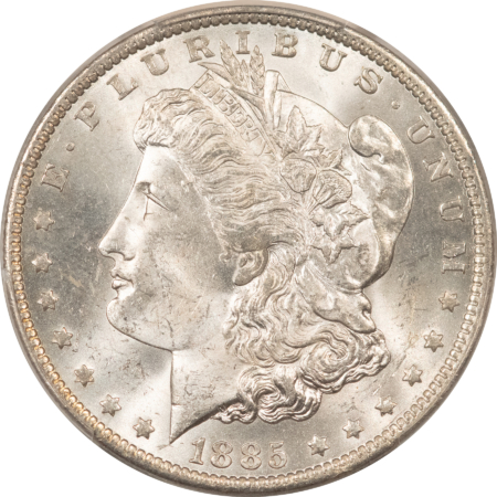 Morgan Dollars 1885-O $1 MORGAN DOLLAR – PCGS MS-63 FRESH WHITE!