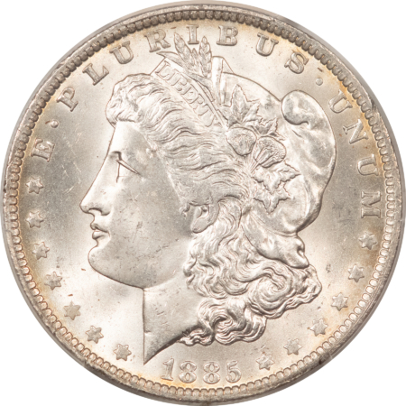 Morgan Dollars 1885-O $1 MORGAN DOLLAR – PCGS MS-64, BLAST WHITE & PQ!