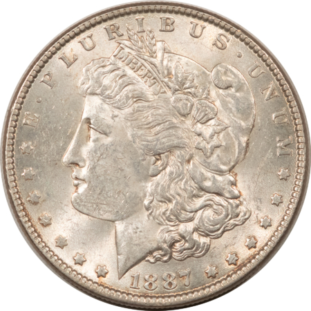Morgan Dollars 1887 $1 MORGAN DOLLAR – HIGH GRADE NEARLY UNCIRCULATED, LOOKS CHOICE!