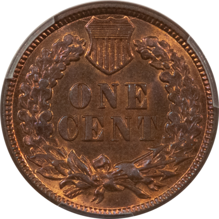 Indian 1887 INDIAN CENT, PCGS MS-65 RB-A FRESH GEM!