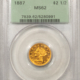 New Certified Coins 1863 25C FRACTIONAL GOLD, BG-820 JAY ROE – PCGS GENUINE, SCARCE TYPE!