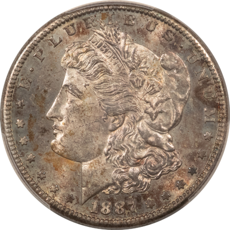 Morgan Dollars 1887-S $1 MORGAN DOLLAR – PCGS MS-62 PLEASING ORIGINAL