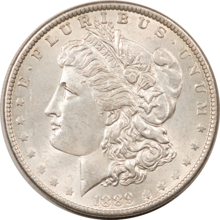 Morgan Dollars 1889 $1 MORGAN DOLLAR – HIGH GRADE, NEARLY UNCIRCULATED, LOOKS CHOICE!