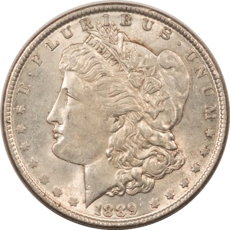 Morgan Dollars 1889 $1 MORGAN DOLLAR – HIGH GRADE, NEARLY UNCIRCULATED, LOOKS CHOICE!