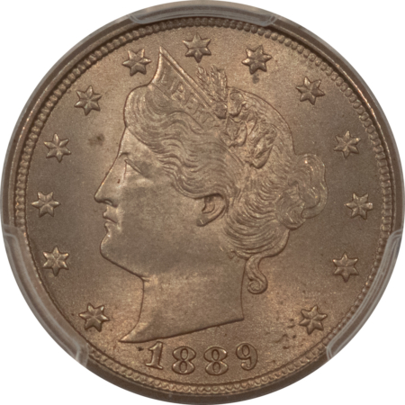 Liberty Nickels 1889 LIBERTY NICKEL – PCGS MS-64!