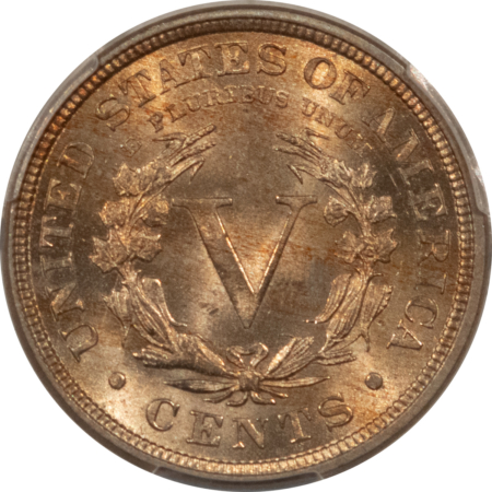 Liberty Nickels 1890 LIBERTY NICKEL – PCGS MS-63, LUSTROUS & PREMIUM QUALITY!