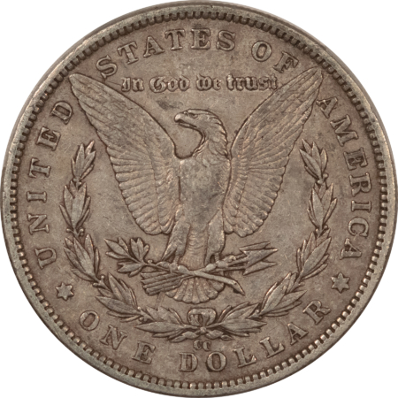 CAC Approved Coins 1890-CC $1 MORGAN DOLLAR, TAILBAR – PCGS VF-35 CAC, ORIGINAL, PQ, CARSON CITY!