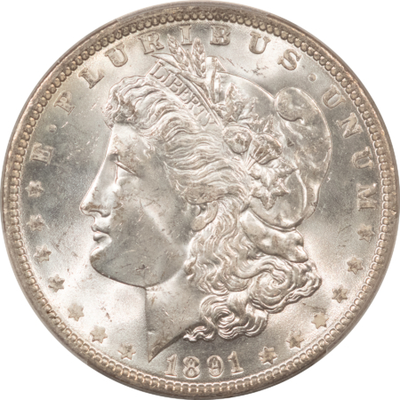 Morgan Dollars 1891 $1 MORGAN DOLLAR – PCGS MS-63