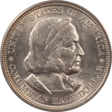 New Certified Coins 1892 COLUMBIAN EXPO COMMEMORATIVE HALF DOLLAR – ANACS MS-63
