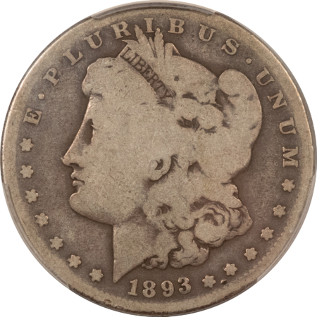 CAC Approved Coins 1893-S $1 MORGAN DOLLAR – PCGS AG-3, KEY-DATE, SUPER ORIGINAL! CAC APPROVED!