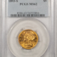 $5 1893-O $5 LIBERTY GOLD, NGC MS-61, BETTER DATE & POPULAR NEW ORLEANS MINT GOLD!