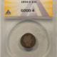 Liberty Nickels 1884 LIBERTY NICKEL, CLEANED – ANACS AU-55 DETAILS, GREAT LOOK!