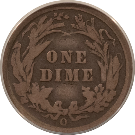 Barber Dimes 1894-O BARBER DIME – ANACS G-4
