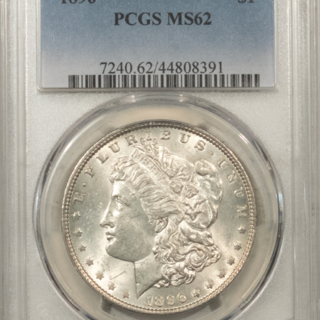 Morgan Dollars 1896 $1 MORGAN DOLLAR – PCGS MS-62