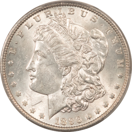 Morgan Dollars 1896 $1 MORGAN DOLLAR – PCGS MS-62