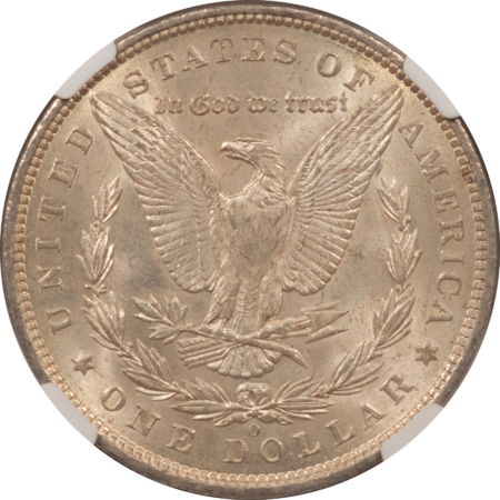Morgan Dollars 1896-O $1 MORGAN DOLLAR – NGC AU-58, FRESH & LOOKS UNCIRCULATED! PREMIUM QUALITY