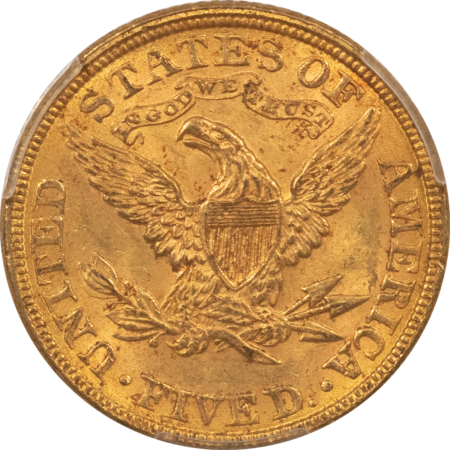 $5 1897 $5 LIBERTY GOLD HALF EAGLE – PCGS MS-64