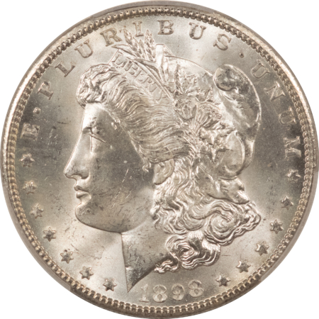 Morgan Dollars 1898-O $1 MORGAN DOLLAR – PCGS MS-64 FRESH WHITE & NEAR GEM!