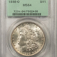 New Certified Coins 1925-S $1 PEACE DOLLAR – PCGS MS-64, AMAZING LUSTER & PRETTY! PREMIUM QUALITY!