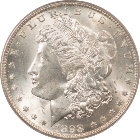 CAC Approved Coins 1898-O $1 MORGAN DOLLAR – PCGS MS-64, OLD GREEN HOLDER, PQ+, CAC APPROVED!