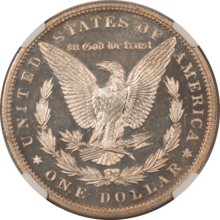 Morgan Dollars 1900 PROOF MORGAN DOLLAR NGC PF-65, A FRESH GEM, SOME CAMEO CONTRAST, 912 MINTED