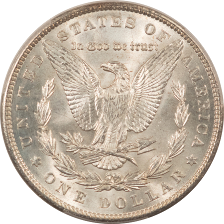 Morgan Dollars 1900 $1 MORGAN DOLLAR – PCGS MS-63, FLASHY WHITE & CHOICE!