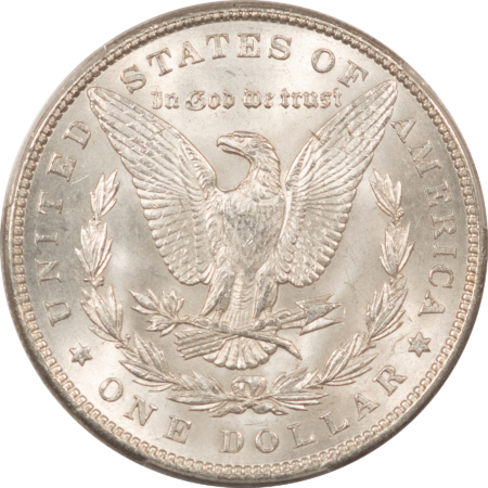 Morgan Dollars 1900 $1 MORGAN DOLLAR – PCGS GENUINE, SCRATCH – UNCIRCULATED DETAILS