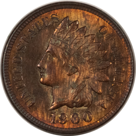 Indian 1900 INDIAN CENT – REALLY PRETTY BRILLIANT UNCIRCULATED! BUT QUESTIONABLE COLOR