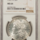 Morgan Dollars 1904-O $1 MORGAN DOLLAR – PCGS MS-64, LOOKS 65+ & PREMIUM QUALITY!