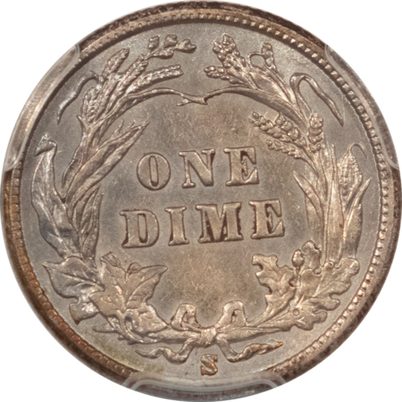 Barber Dimes 1901-S BARBER DIME – PCGS AU-55, REALLY TOUGH, UNDERRATED DATE!
