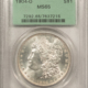 CAC Approved Coins 1889-S MORGAN DOLLAR $1, PCGS MS-63 CAC; VERY PQ, OGH & BLAST-WHITE!