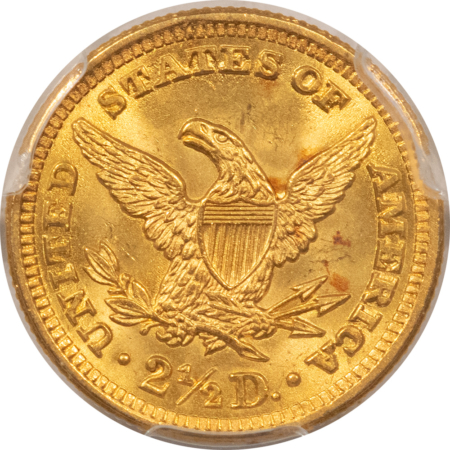 $2.50 1905 $2.50 LIBERTY GOLD QUARTER EAGLE – PCGS MS-65, FLASHY GEM, CAC APPROVED!